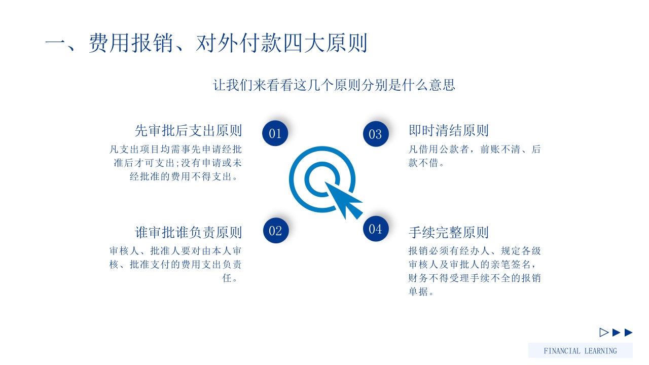 商务风企业财务报销制度培训PPT课件9