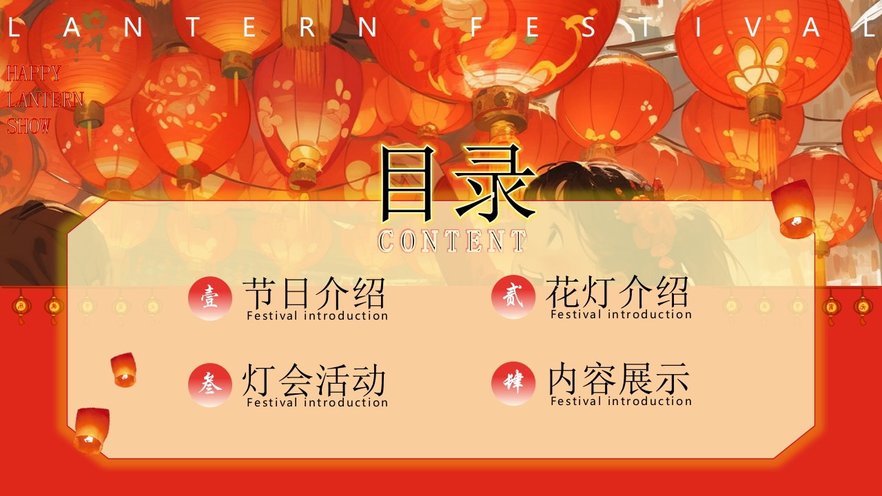 “元宵灯会”元宵节节日介绍PPT课件2