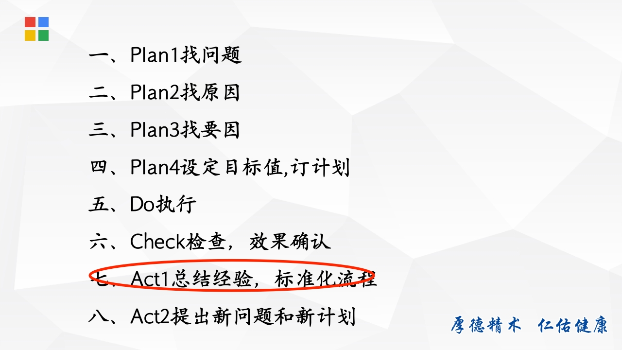 PDCA在麻醉科质量管理中的应用PPT课件29