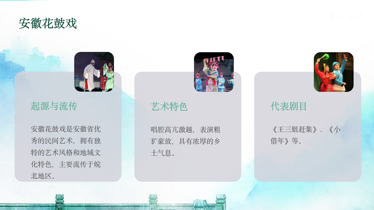 《花鼓戏》中国传统非遗文化PPT课件13