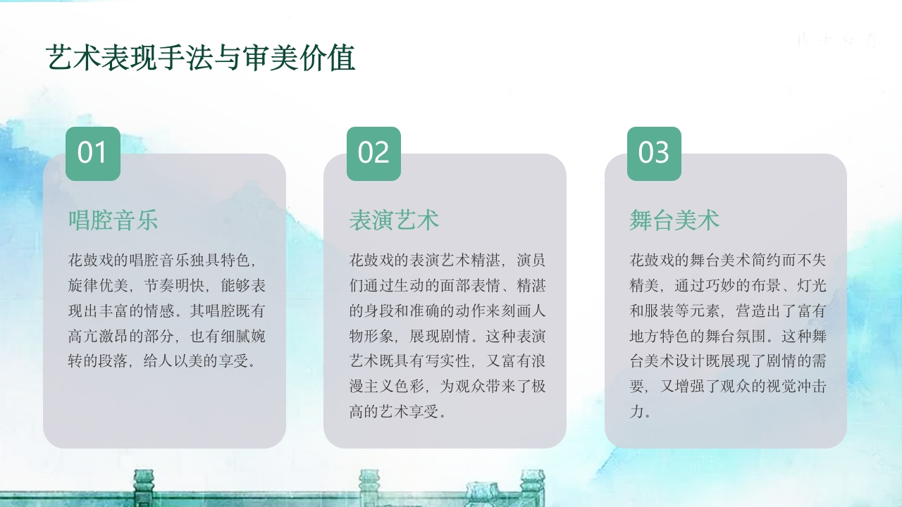 《花鼓戏》中国传统非遗文化PPT课件20