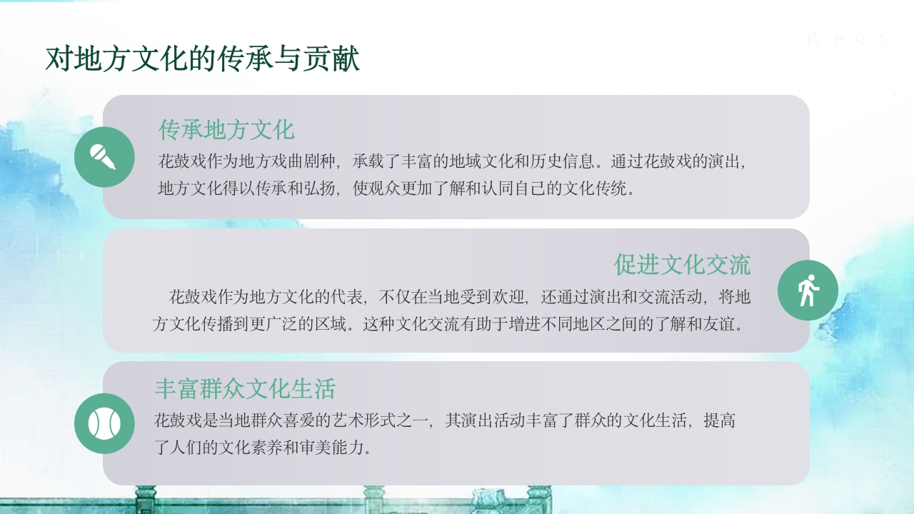 《花鼓戏》中国传统非遗文化PPT课件21