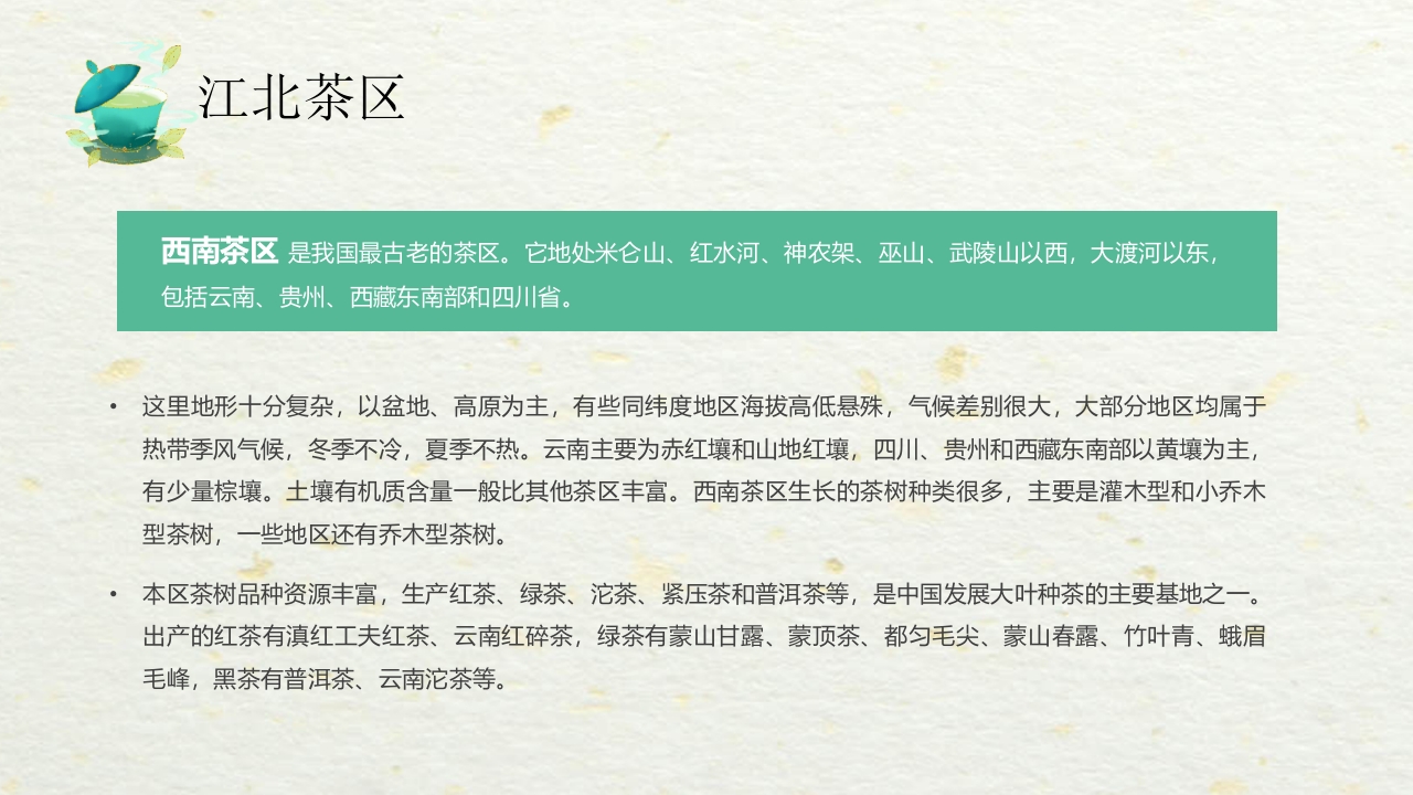 国潮风中国茶的起源与历史PPT课件28