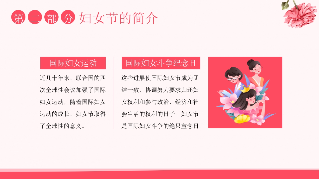 “致敬了不起的她”国际妇女节主题班会PPT课件10
