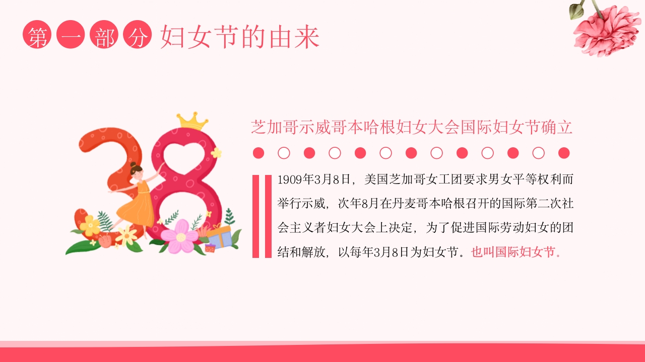 “致敬了不起的她”国际妇女节主题班会PPT课件6