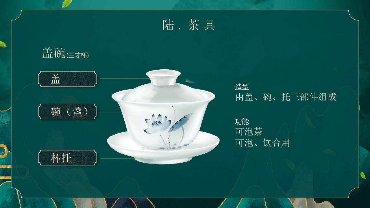 国潮风茶艺茶道培训PPT课件28