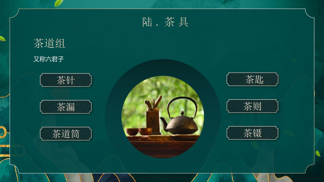 国潮风茶艺茶道培训PPT课件37