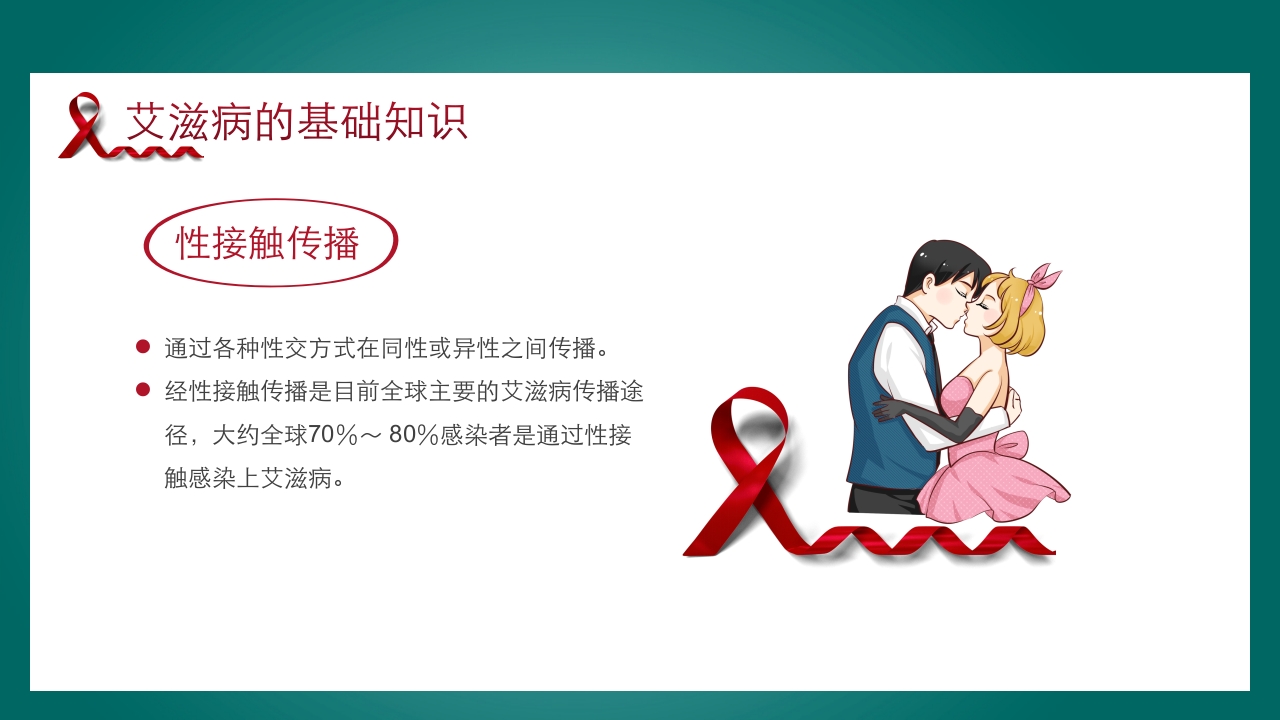 预防艾滋病·携手抗艾·重在预防主题班会PPT课件14