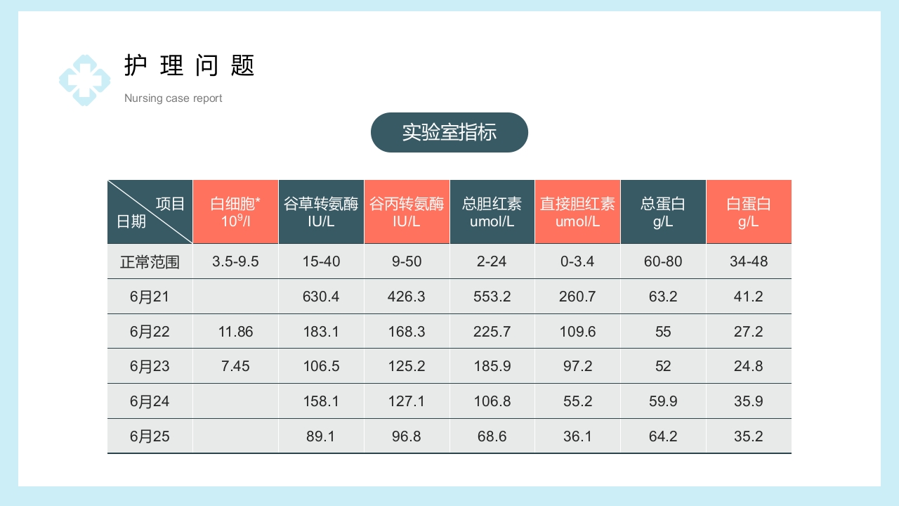 一例重症肝炎的护理个案汇报PPT课件14