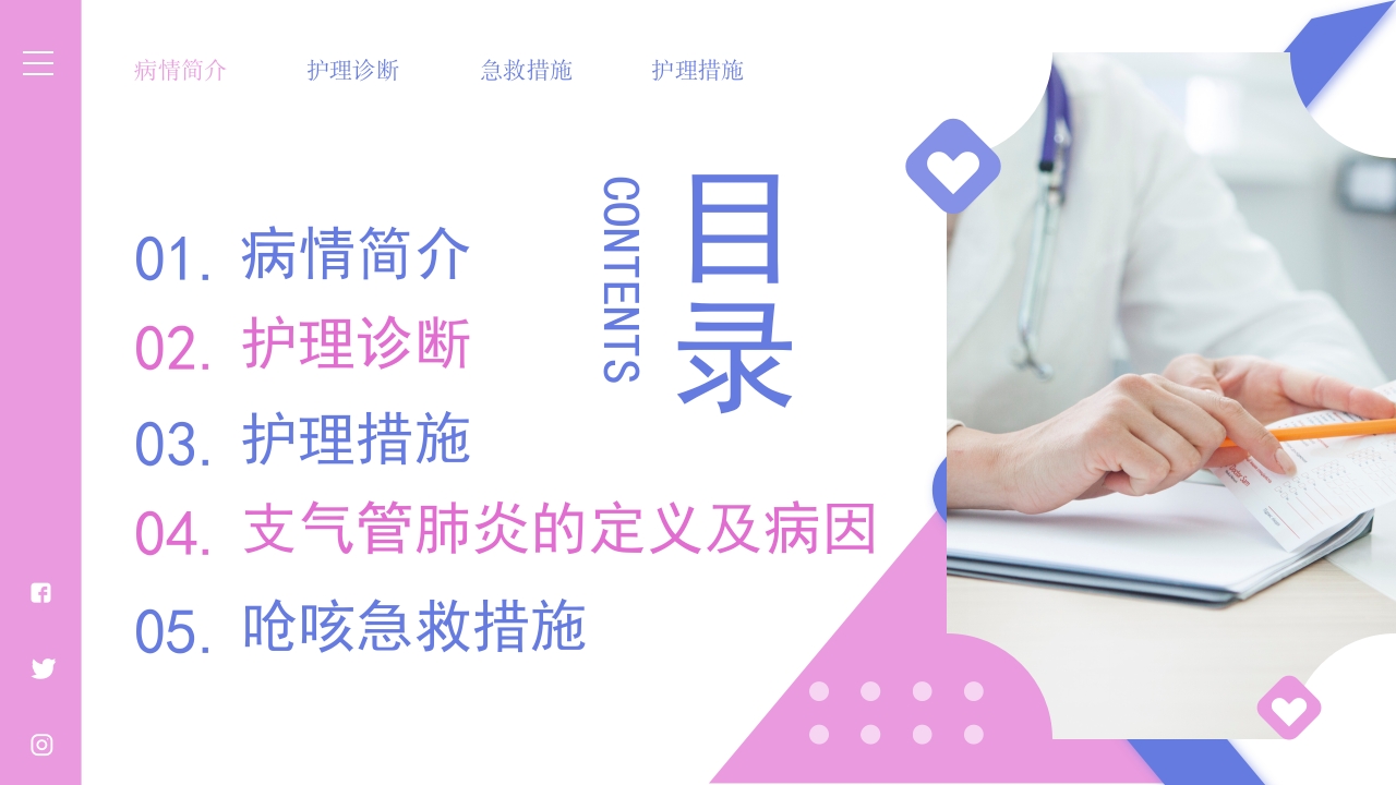 儿科支气管肺炎护理查房PPT课件3