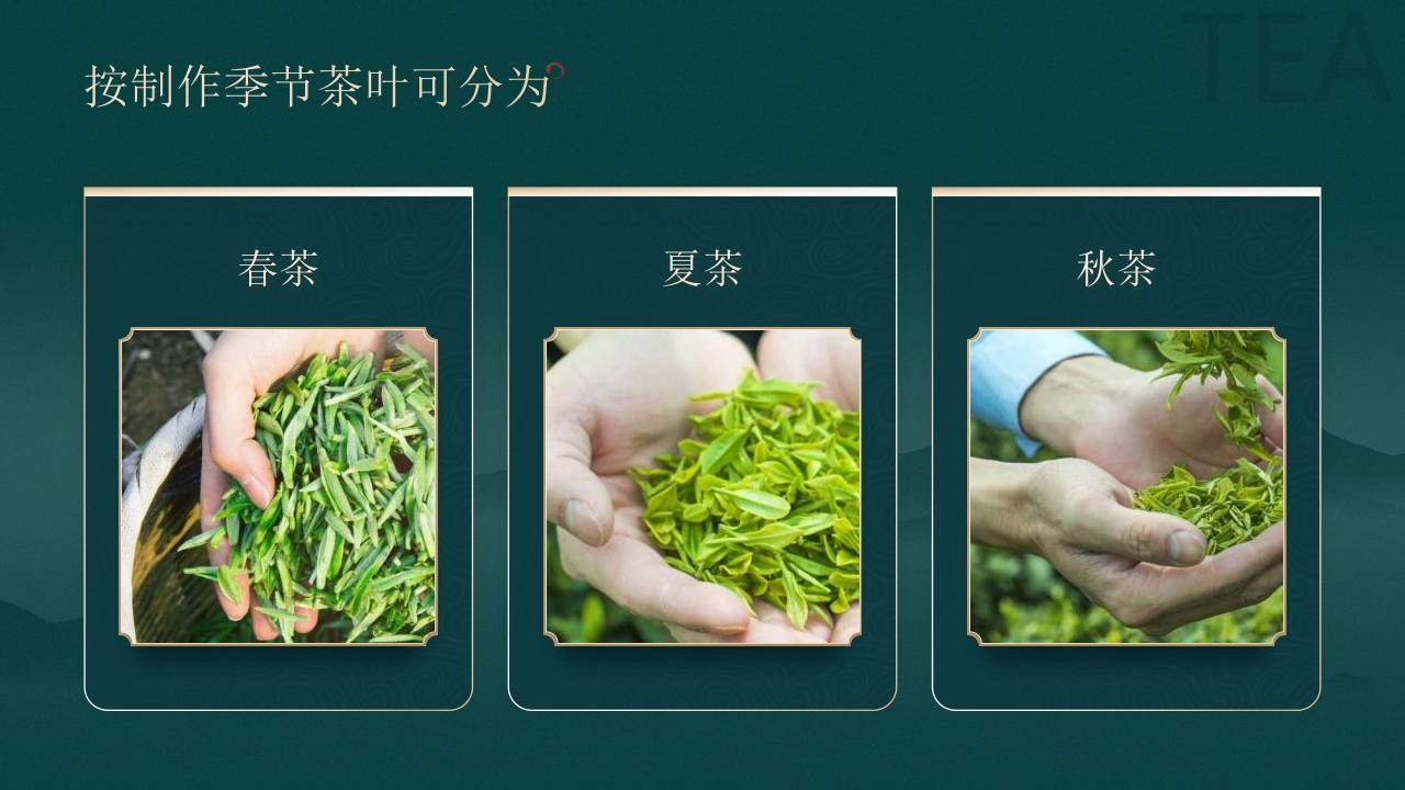 国潮山水背景的茶艺茶道培训PPT12