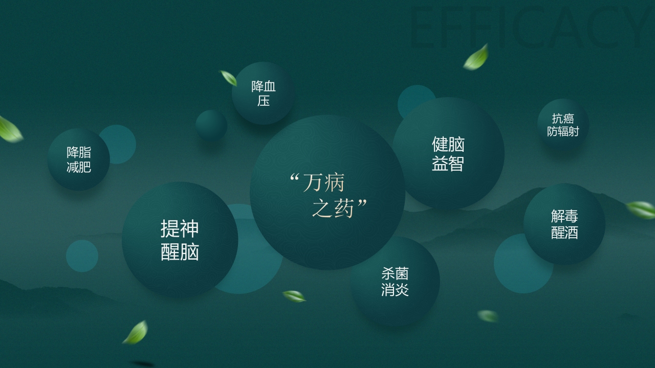 国潮山水背景的茶艺茶道培训PPT45