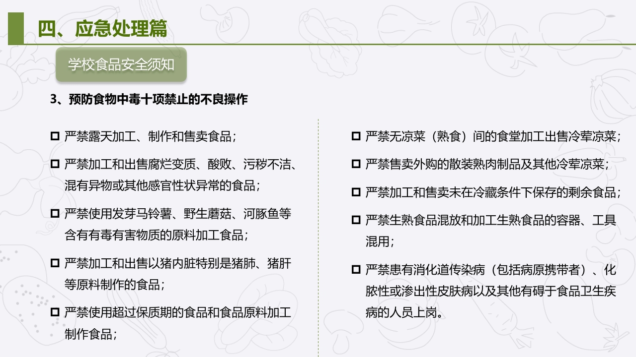 学校食堂食品安全管理与操作规范培训PPT课件28