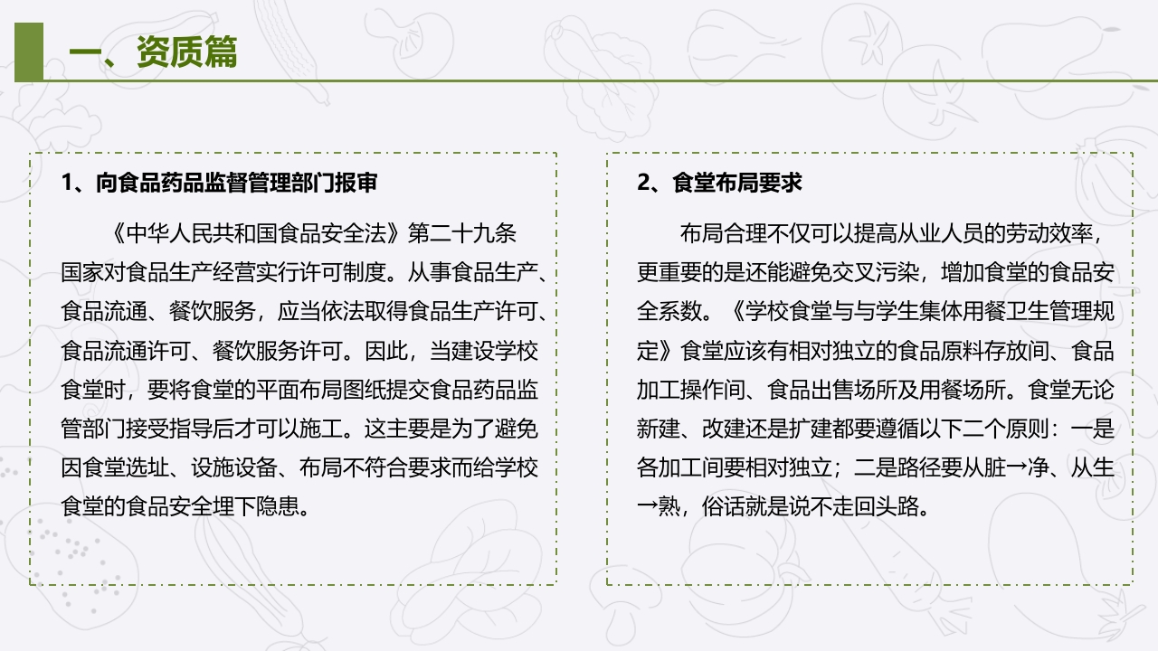 学校食堂食品安全管理与操作规范培训PPT课件5