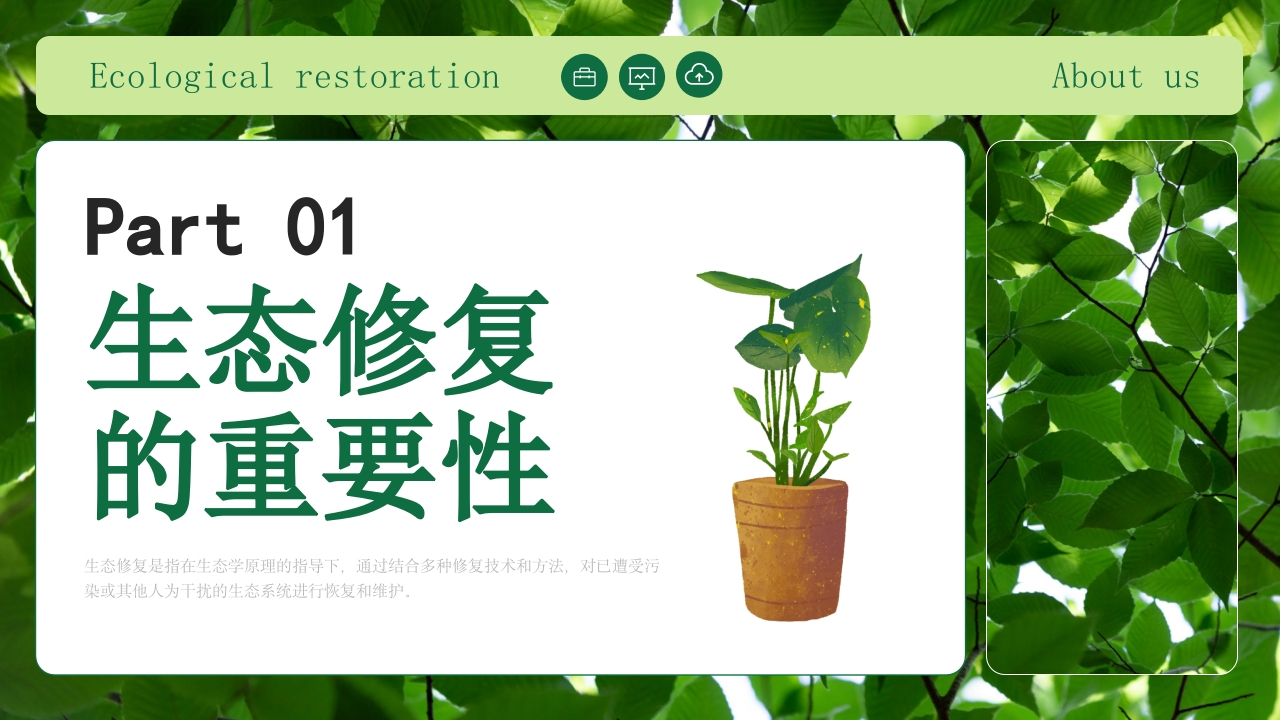 生态修复培训保护生态技术培训PPT课件3