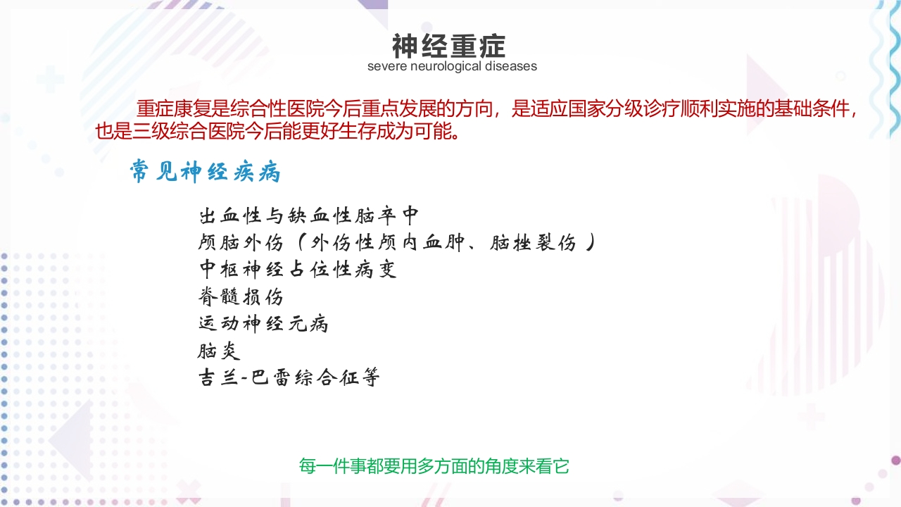 神经康复重症早期管理思路PPT课件7