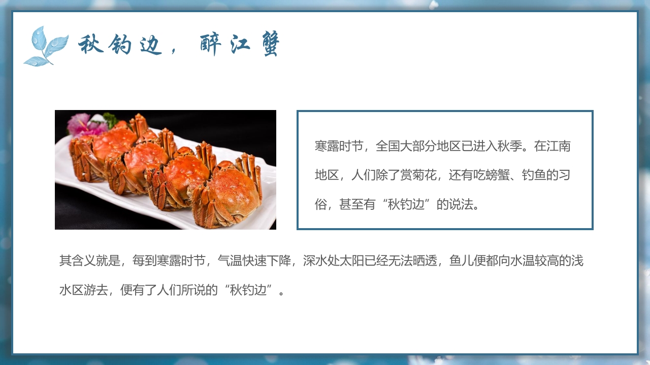 二十四节气之寒露节气介绍PPT课件13