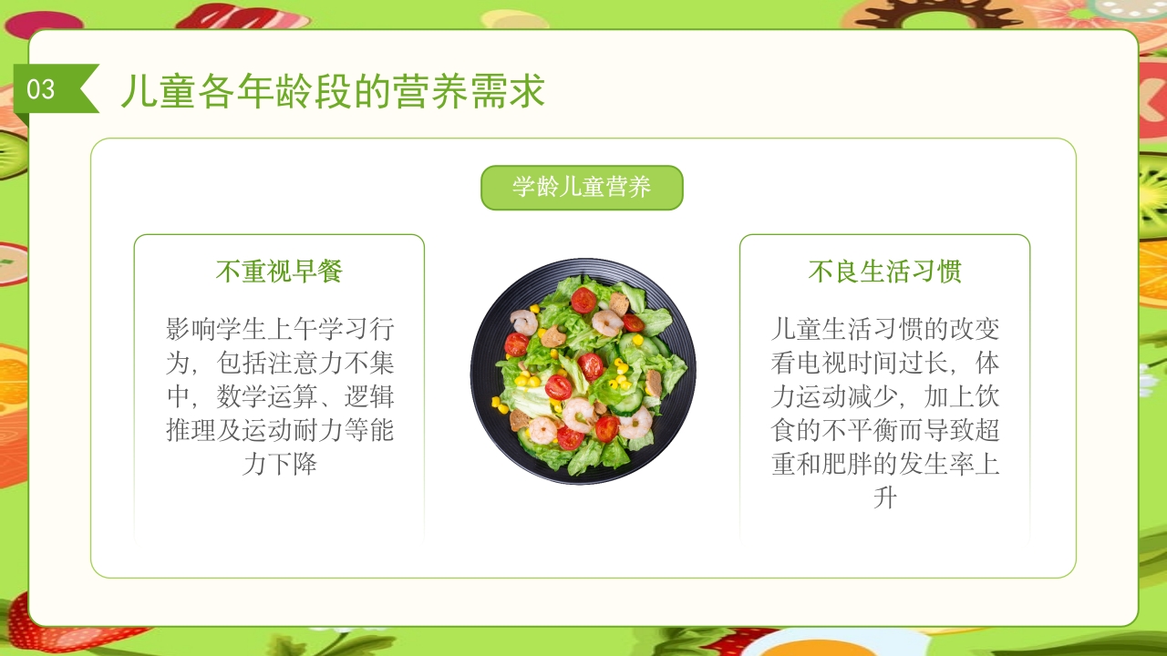 儿童膳食营养健康饮食知识培训PPT课件30