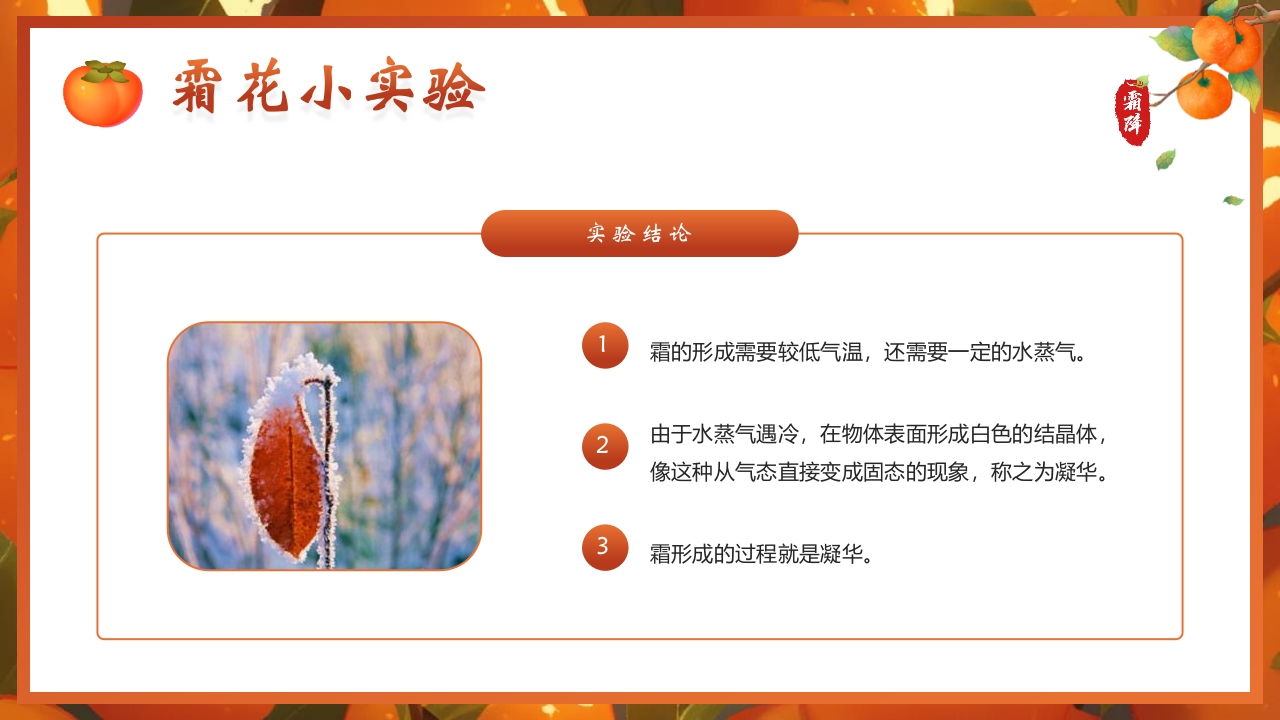 “时逢霜降至童趣满深秋”霜降节气介绍PPT课件20