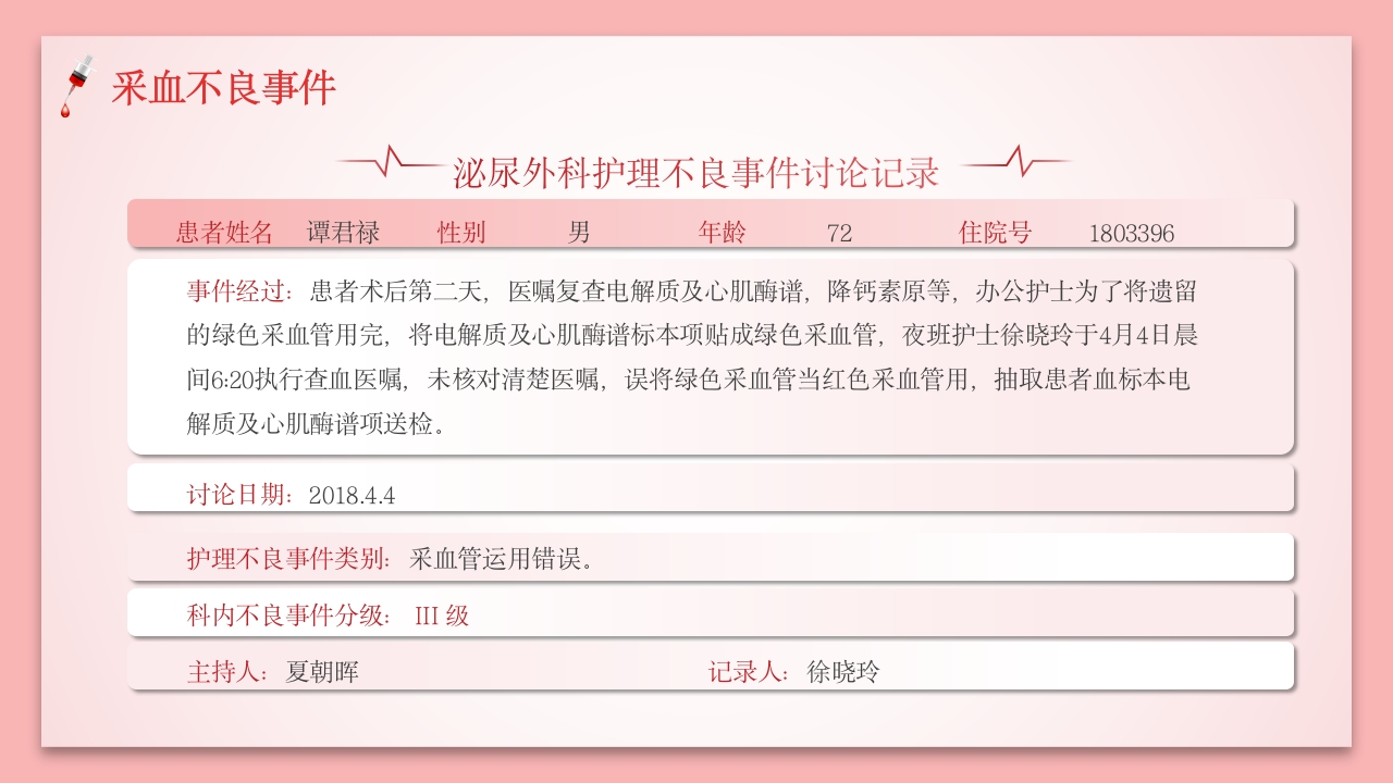 静脉采血改进过程案例分析PPT课件4