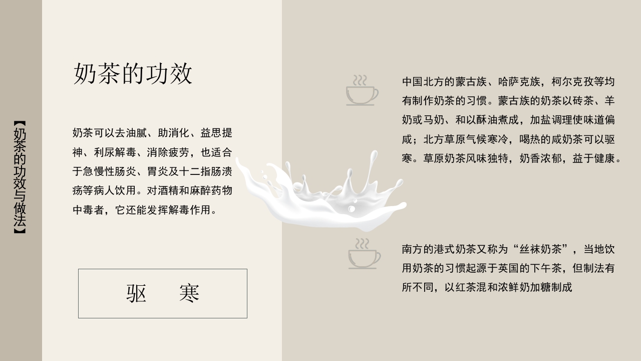 奶茶历史知识介绍PPT课件15