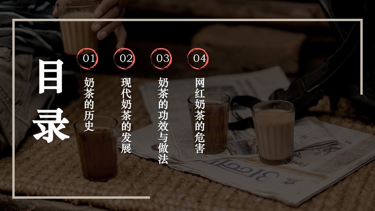 奶茶历史知识介绍PPT课件2