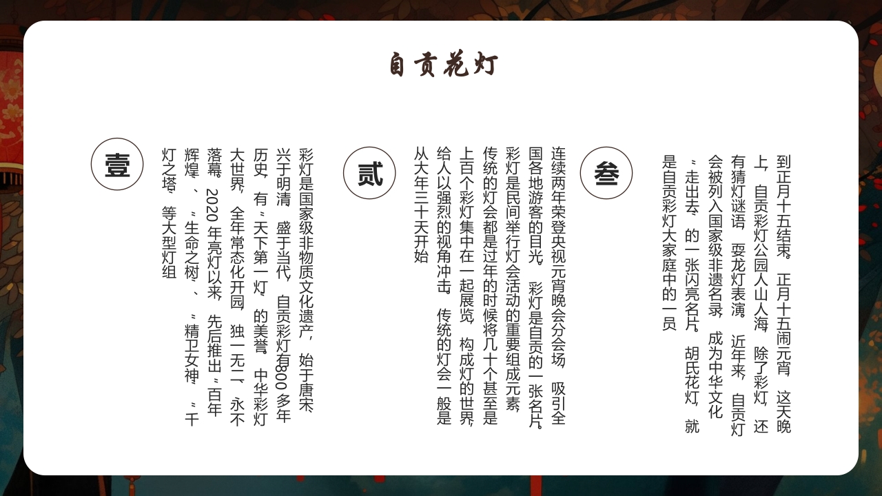 中国传统文化花灯介绍PPT课件20