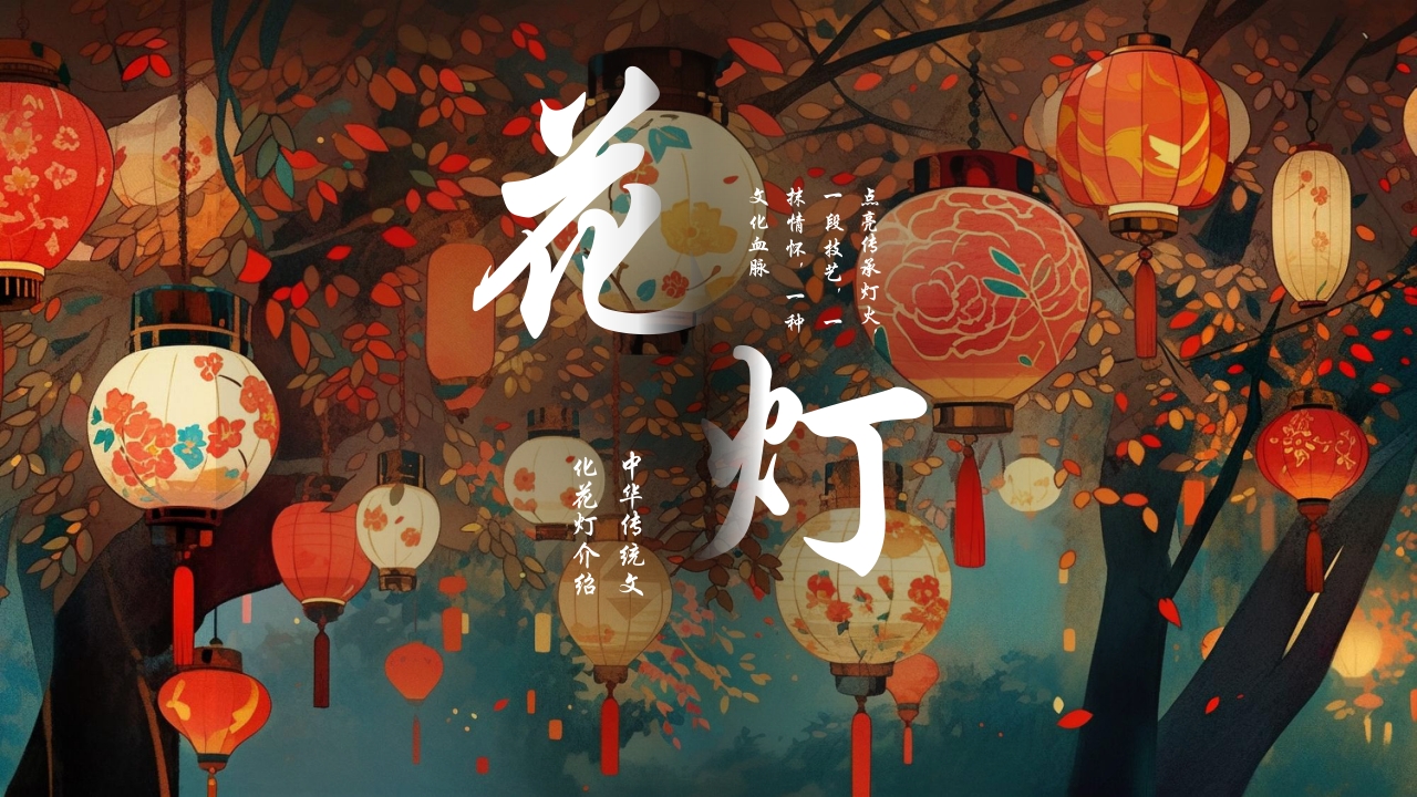 中国传统文化花灯介绍PPT课件36