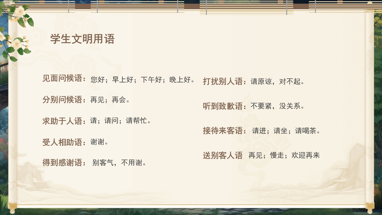 小学生文明礼仪教育PPT课件15