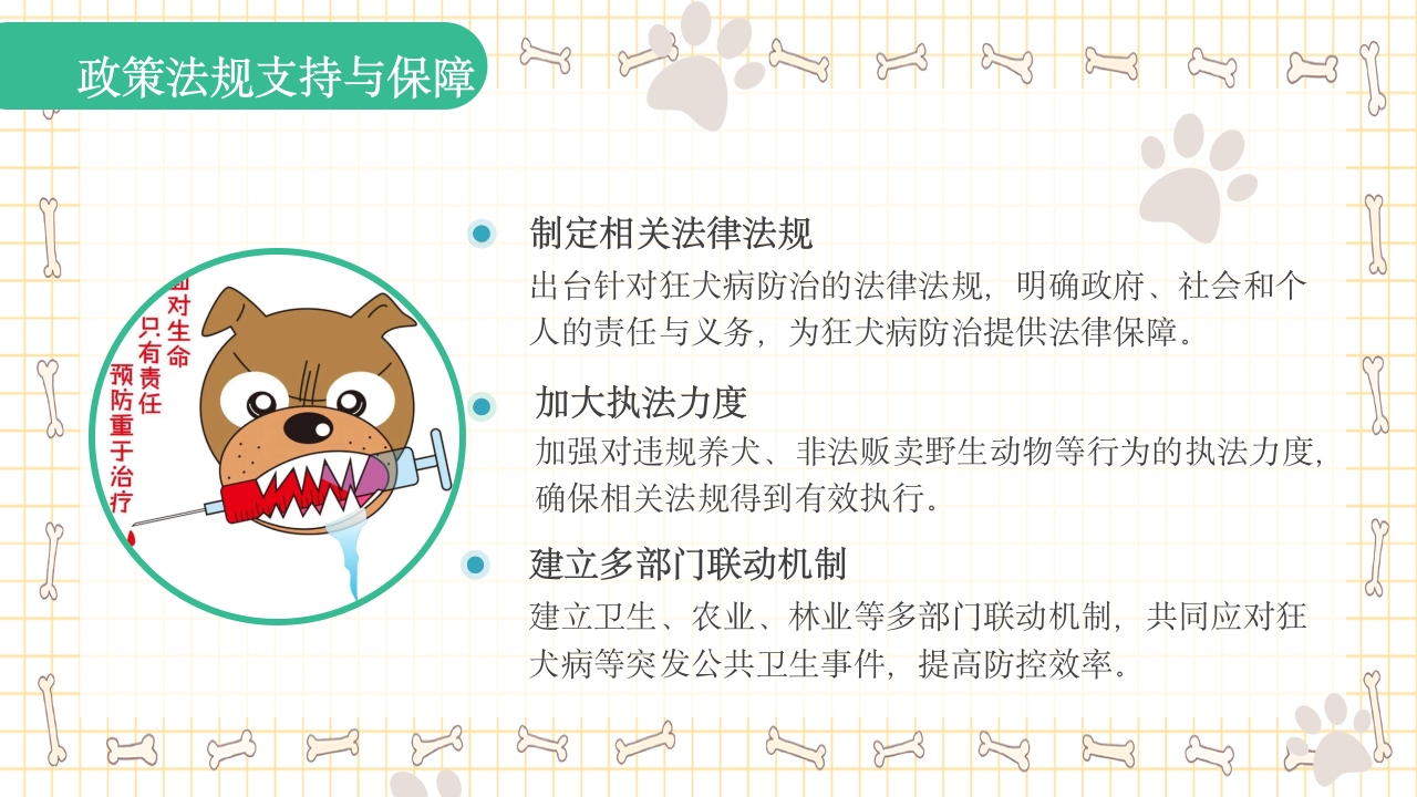 狂犬病知识科普PPT课件22