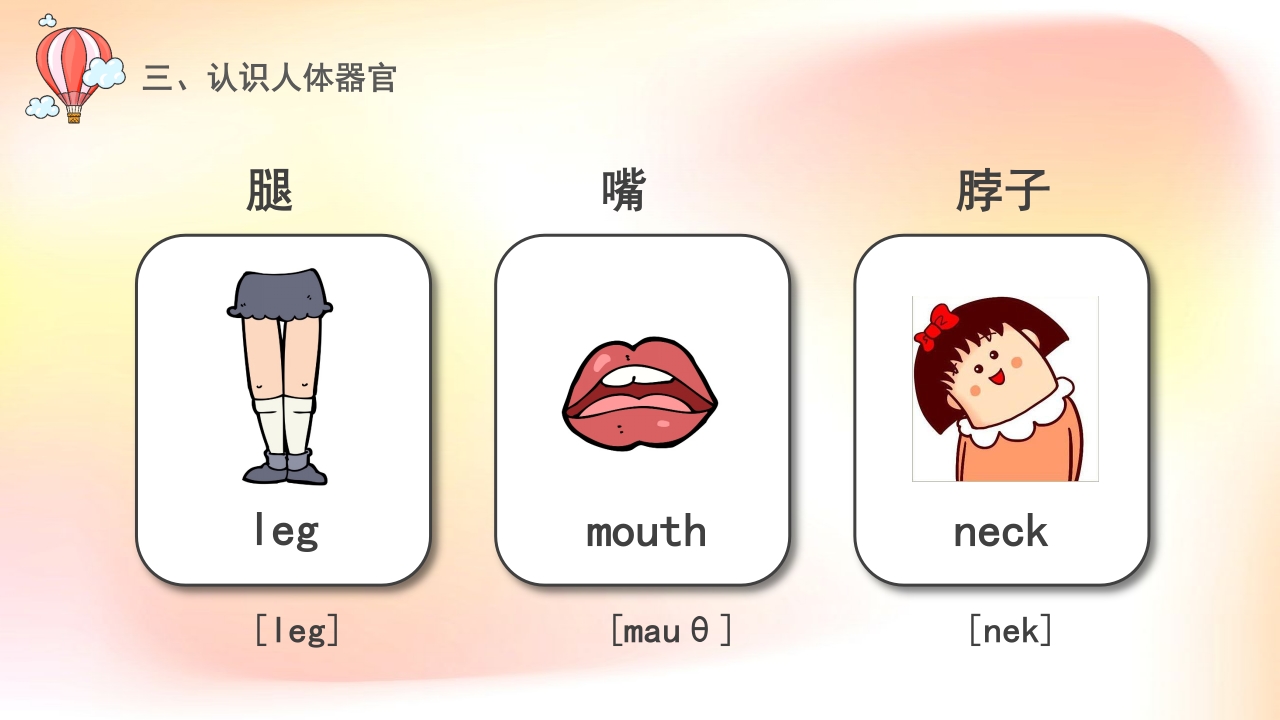 《常用英语单词》小学英语公开课培训PPT课件15