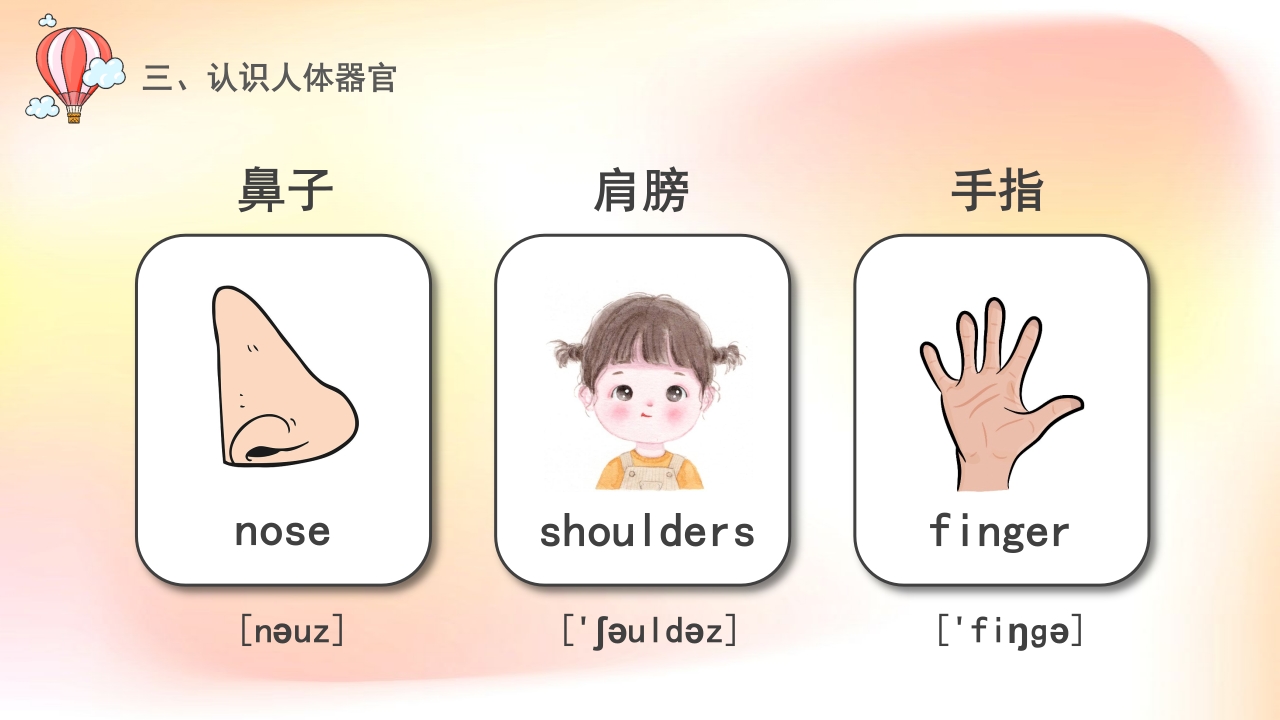 《常用英语单词》小学英语公开课培训PPT课件16