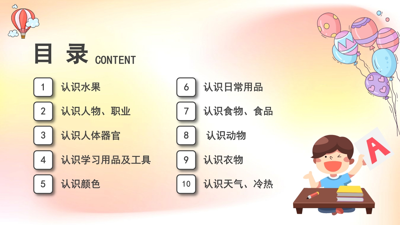 《常用英语单词》小学英语公开课培训PPT课件2