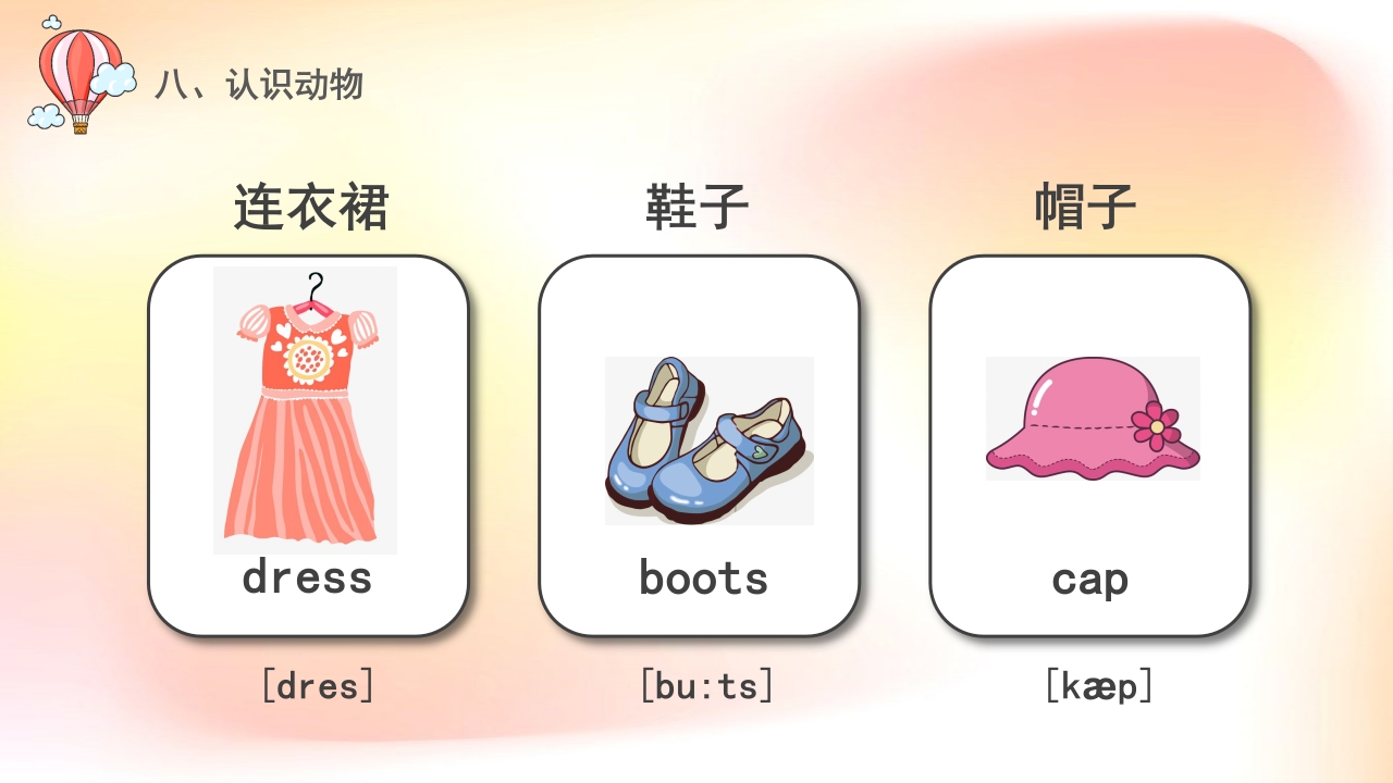 《常用英语单词》小学英语公开课培训PPT课件33