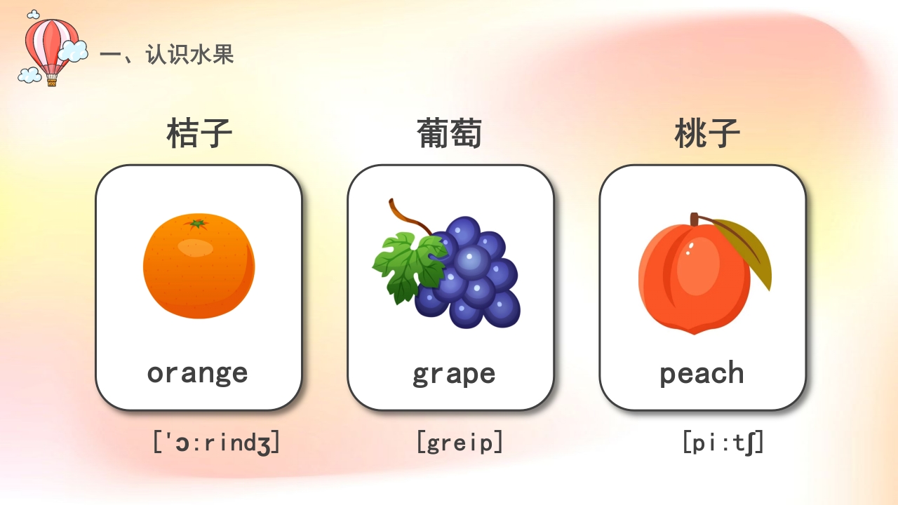 《常用英语单词》小学英语公开课培训PPT课件4