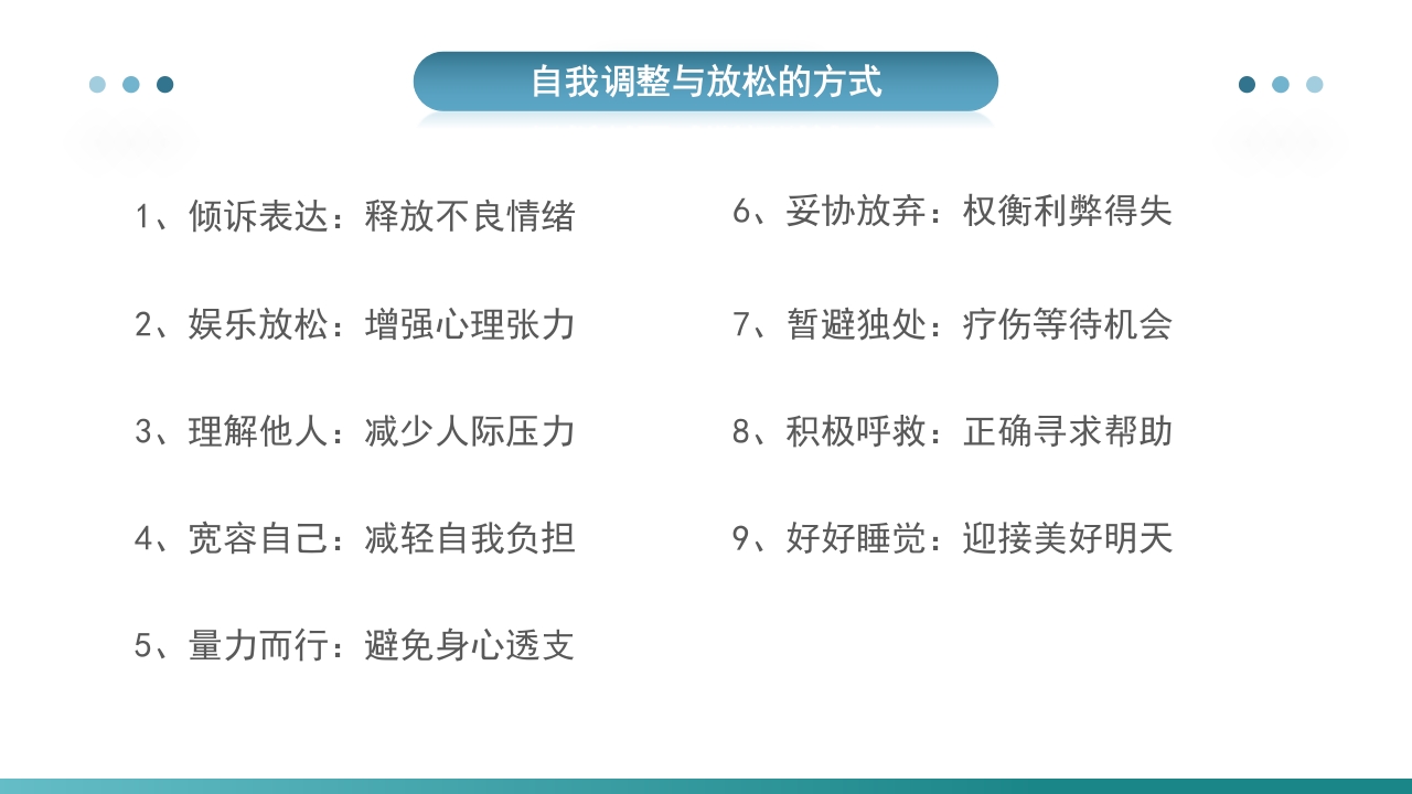 护士压力与情绪管理PPT课件31