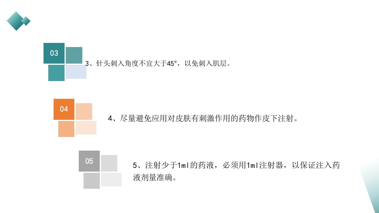 皮下、皮内、肌肉注射PPT课件32