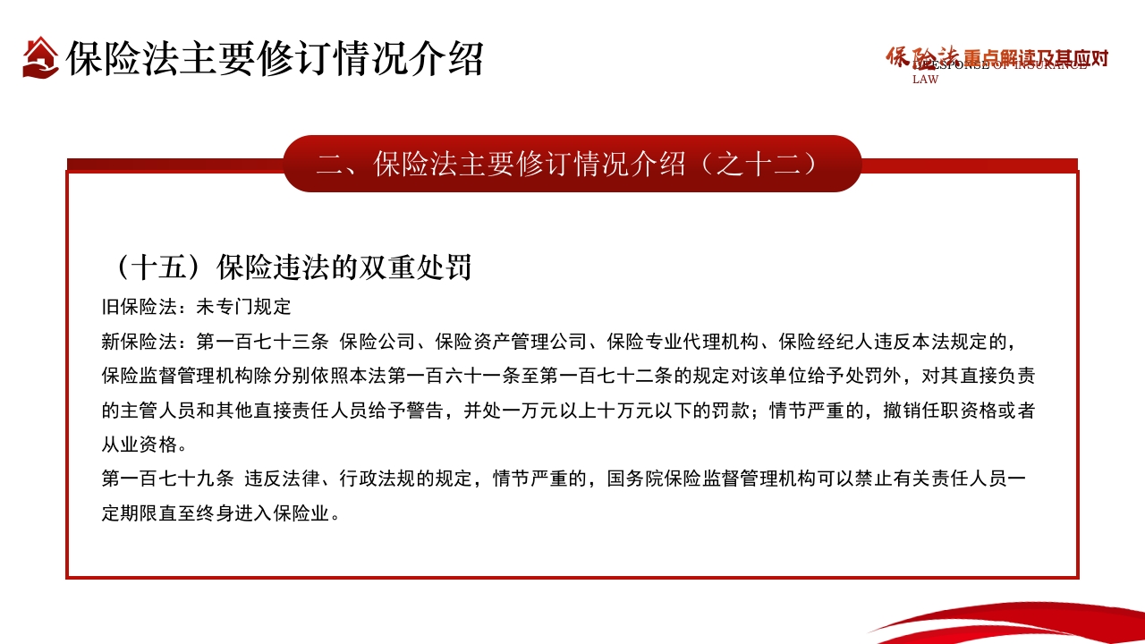 保险法重点解读及其应对PPT课件17