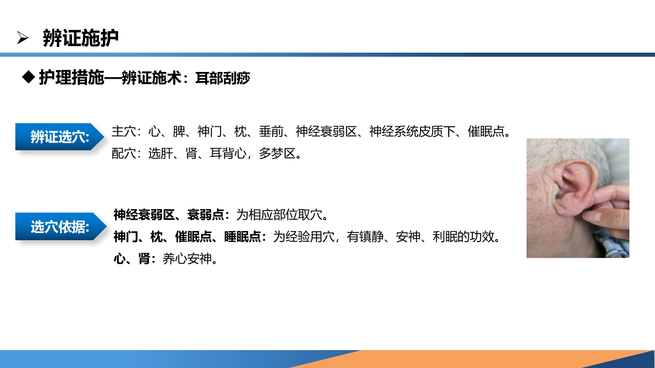 耳穴综合疗法在一例中风失眠患者中的应用PPT课件21