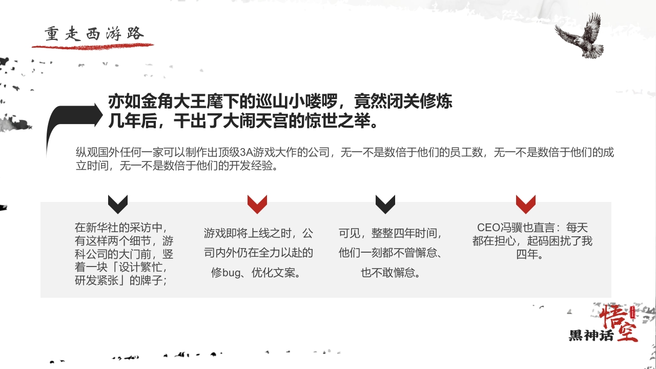 水墨风“黑神话悟空”游戏宣传介绍PPT课件17