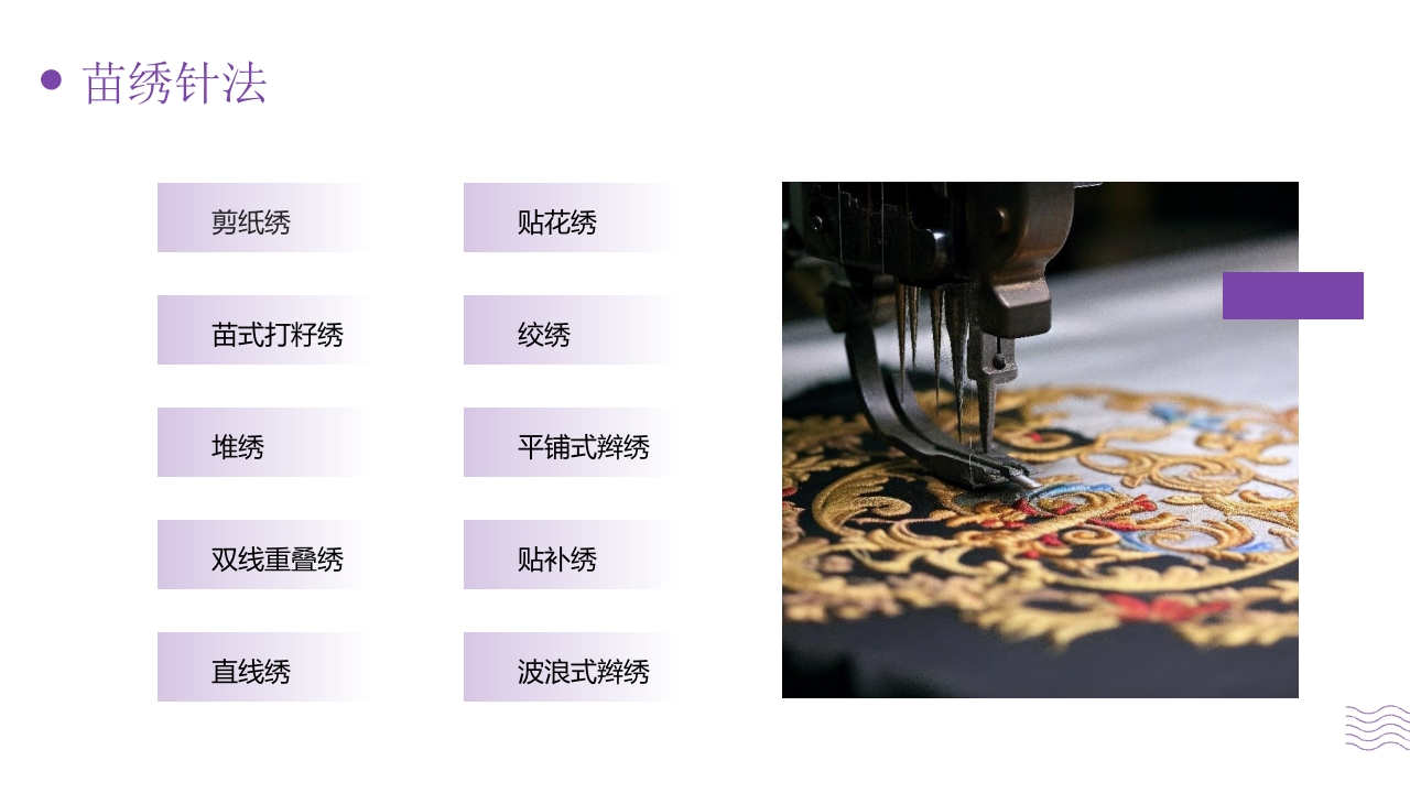 贵州苗绣非遗宣传PPT课件12