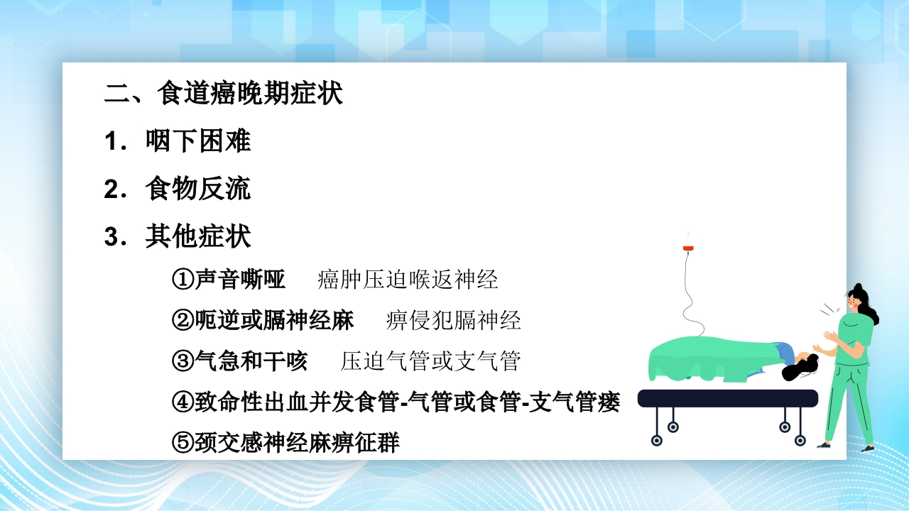 食管癌的护理查房PPT课件11