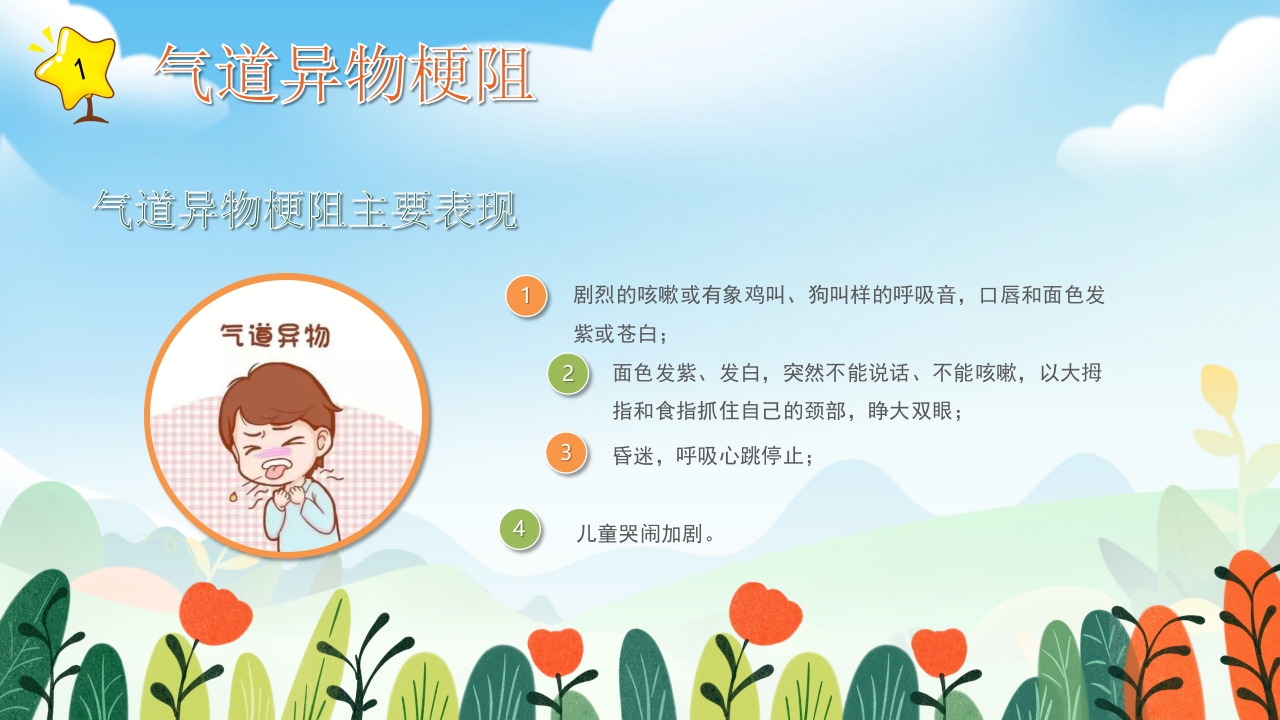 小学生常用急救知识培训PPT课件6