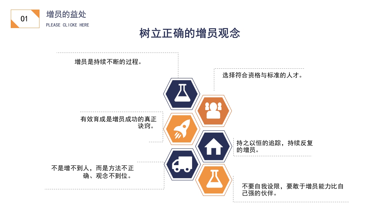 商务会议背景的保险公司增员PPT课件10