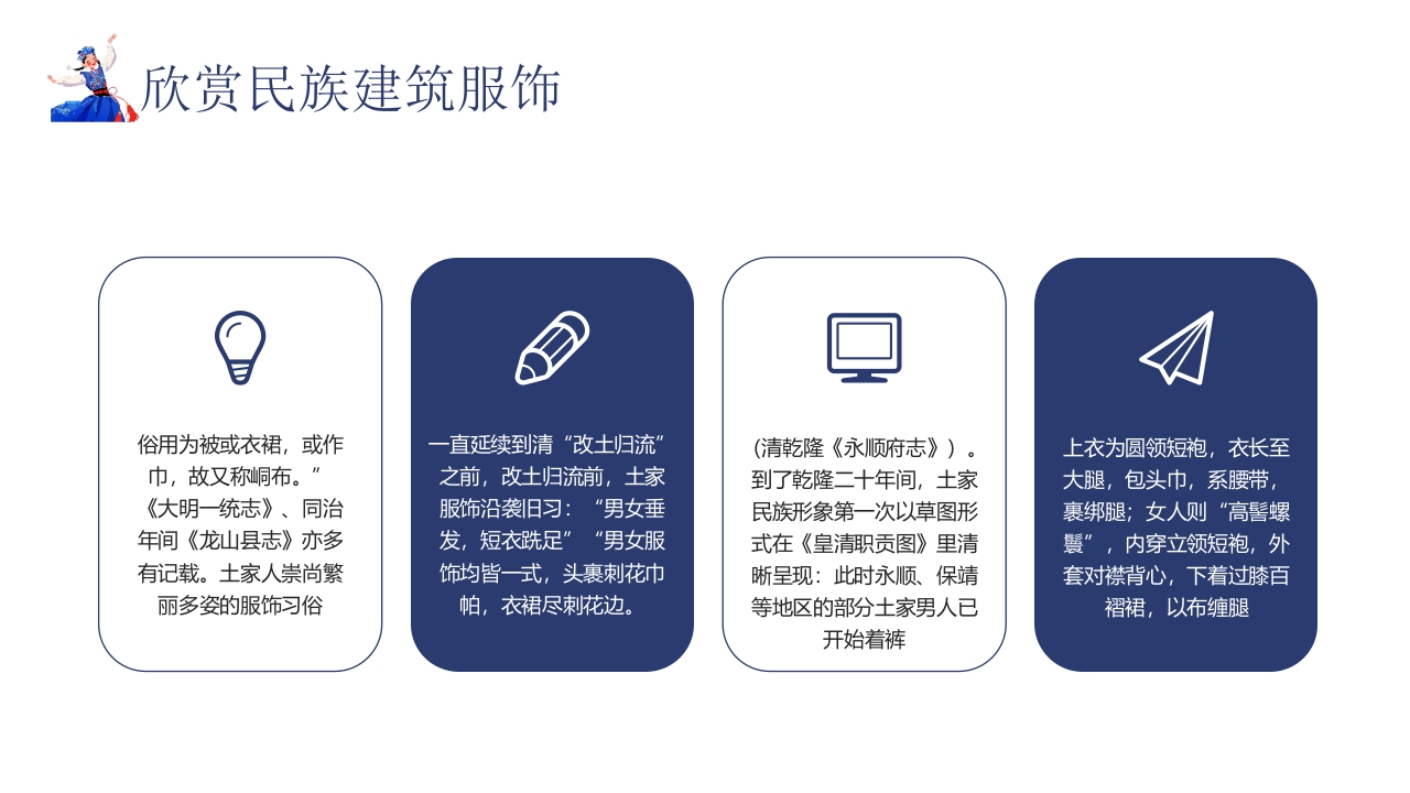 民族风“土家族文化之旅”民族文化介绍PPT20