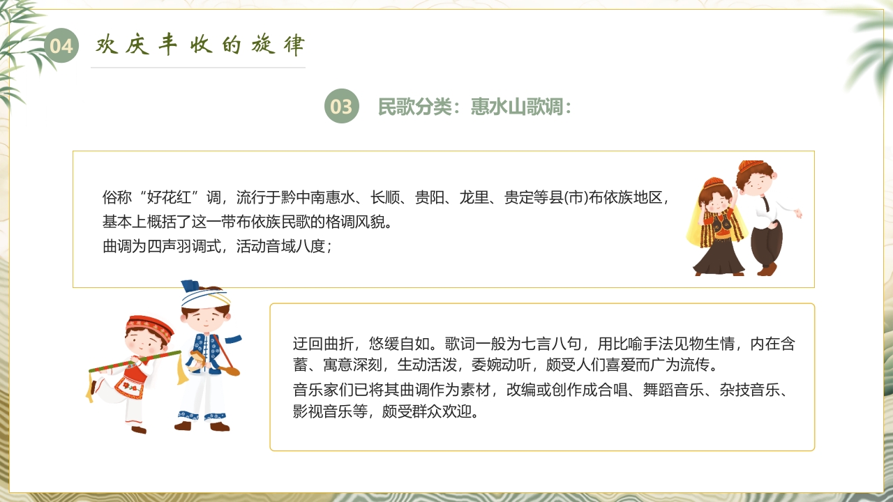 少数民族人物背景的布依族民族文化介绍PPT课件21