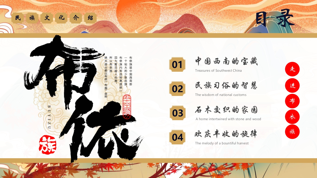 《走进布依族》民族文化介绍PPT2