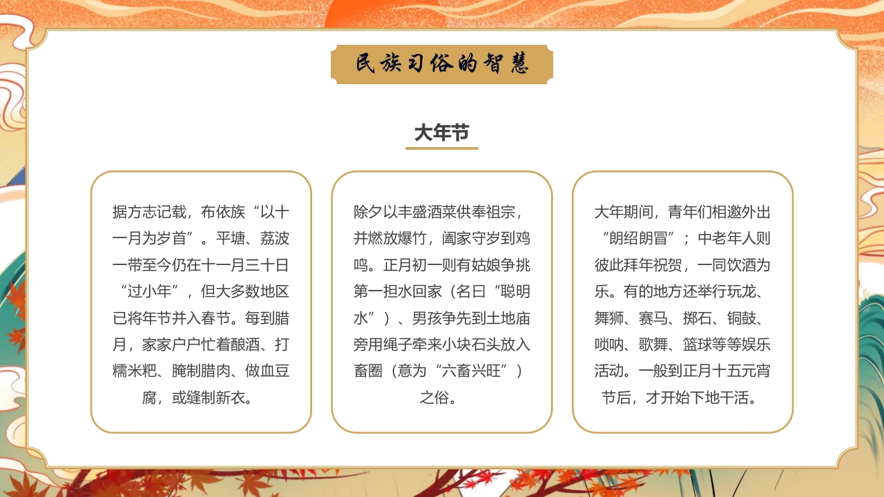 《走进布依族》民族文化介绍PPT8