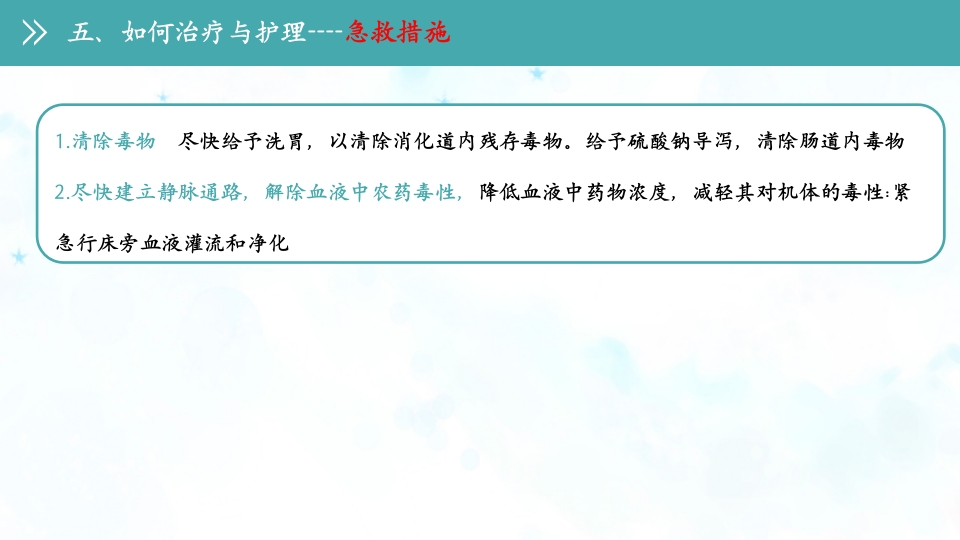 急性农药中毒的护理查房PPT课件14