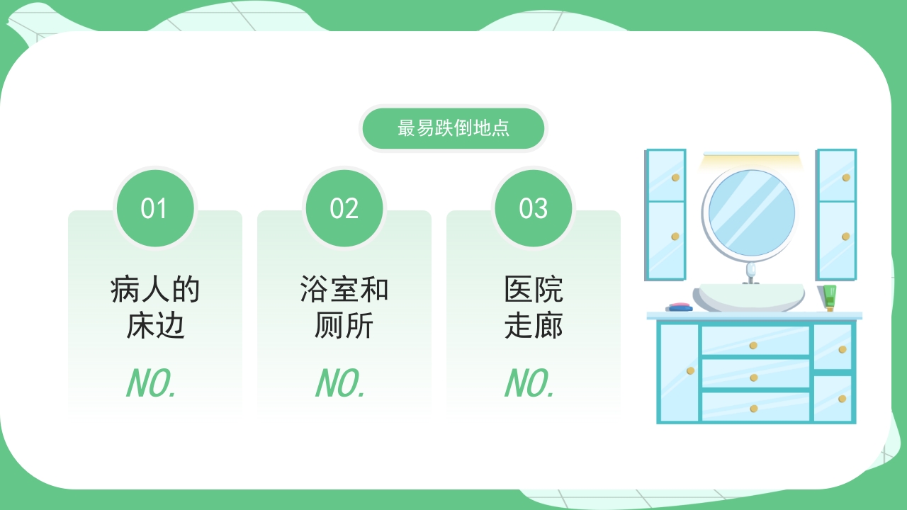 跌倒坠床健康宣教PPT课件9
